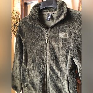 The North Face Osito Fleece Jacket Women’s Small Hunter Green Soft outdoor wear